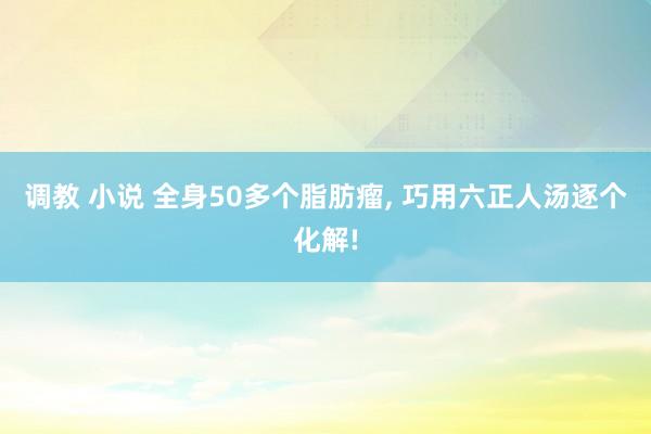 调教 小说 全身50多个脂肪瘤， 巧用六正人汤逐个化解!